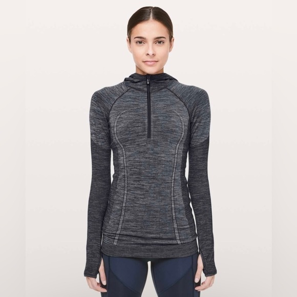 Lululemon Swiftly Wool 1/2 Zip Hoodie - Picture 2 of 8